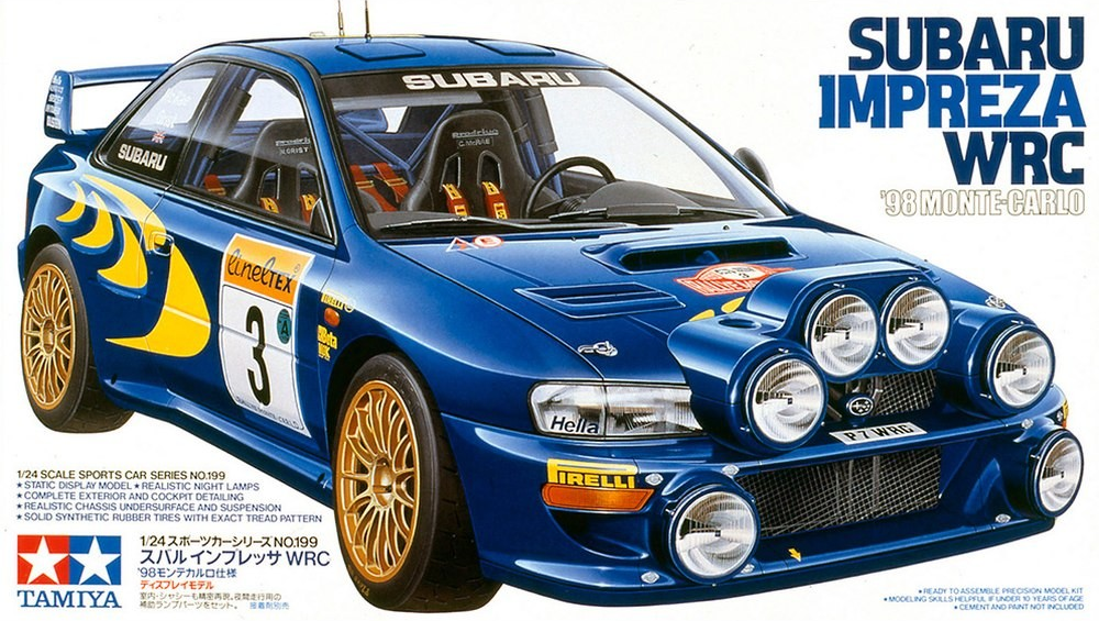 Subaru Impreza WRC '98 Monte-Carlo - TAMIYA 1/24