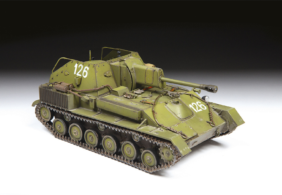 Soviet Self-Propelled Gun SU-76M - ZVEZDA 1/35