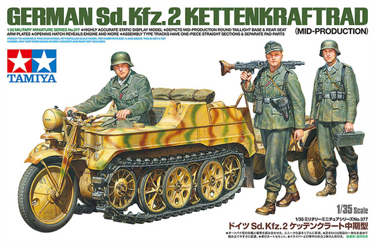 German Sd.Kfz.2 Kettenkraftrad (Mid-production) - TAMIYA 1/35