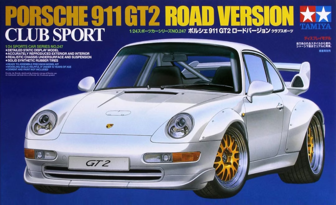 Porsche 911 GT2 Road Version Club Sport - TAMIYA 1/24