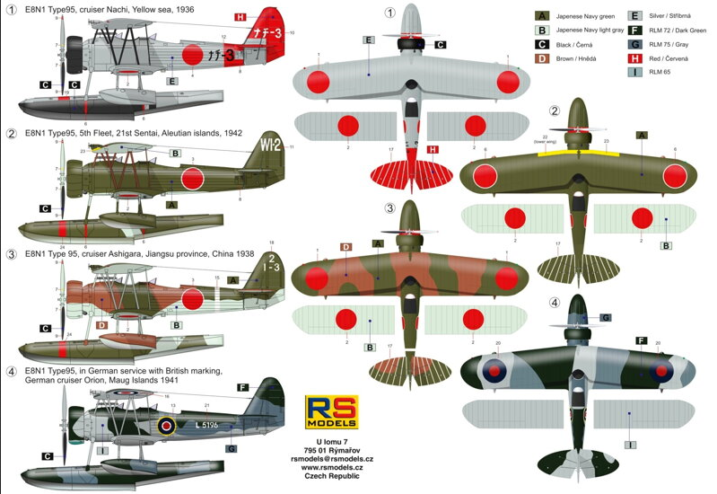 Nakajima E8N1 - RS MODELS 1/72