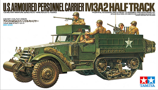 U.S. Armoured Personnel Carrier M3A2 Half Track - TAMIYA 1/35