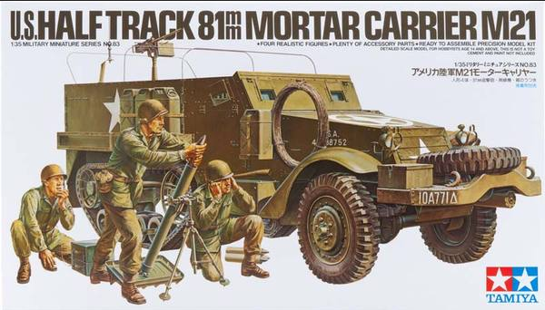 U.S. Half Track 81mm Mortar Carrier M21 - TAMIYA 1/35