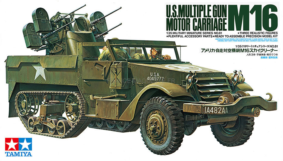 U.S. Multiple Gun Motor Carriage M16 - TAMIYA 1/35