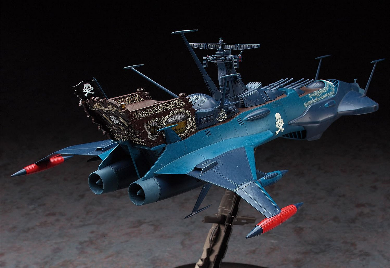 Space Pirate Battleship: "Arcadia" Second Ship (Phantom Death Shadow Conversion) - HASEGAWA 1/1500