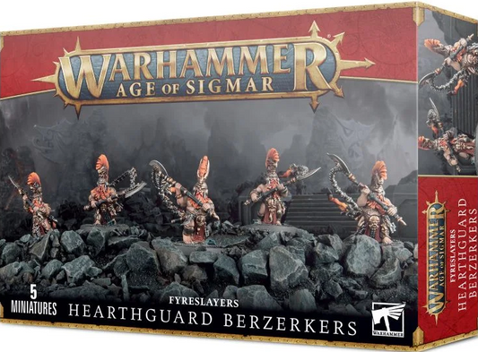 Hearthguard Berzerkers / Berserkers Âtregardes - Fyreslayers - Warhammer Age of Sigmar / Citadel