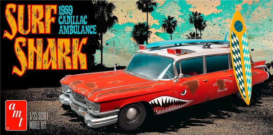 1959 Cadillac Ambulance "Surf Shark" - AMT 1/25