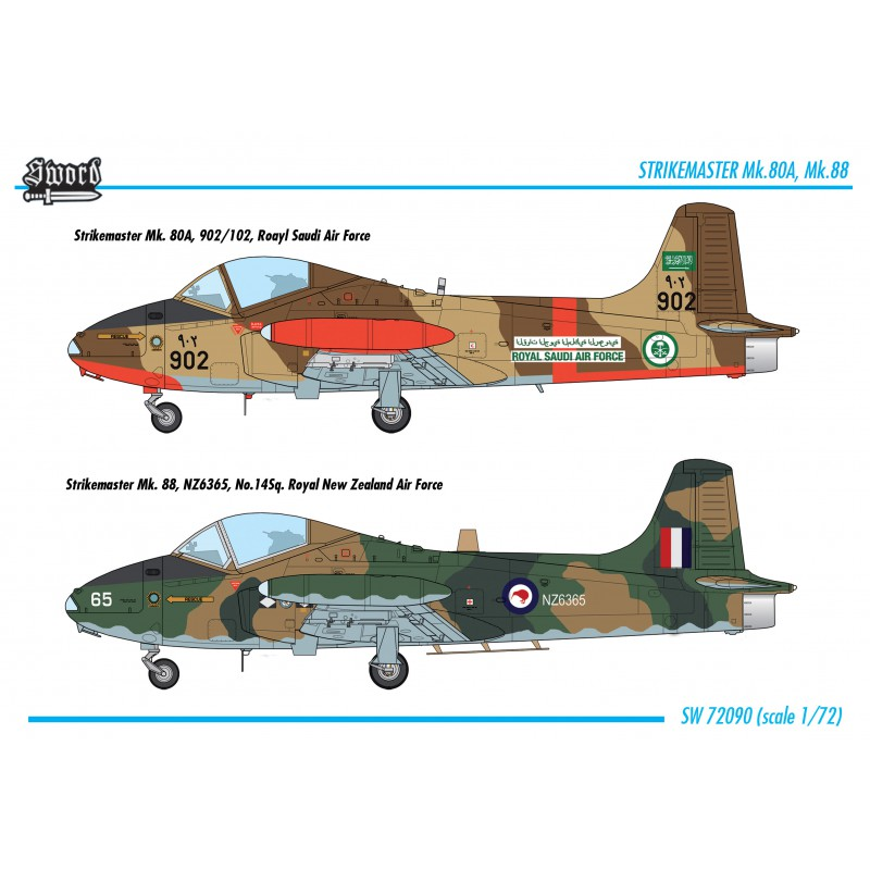 BAC 167 Strikemaster Mk. 80A/88 - SWORD MODELS 1/72