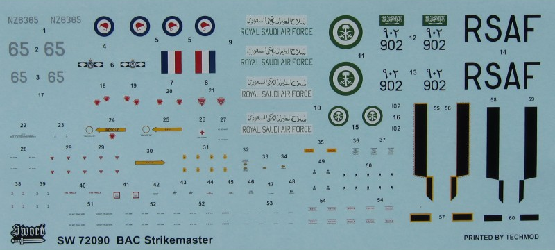 BAC 167 Strikemaster Mk. 80A/88 - SWORD MODELS 1/72