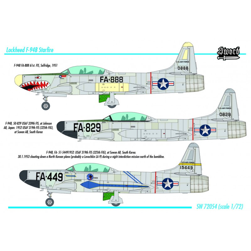 F-94B Starfire - SWORD MODELS 1/72