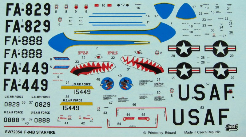 F-94B Starfire - SWORD MODELS 1/72