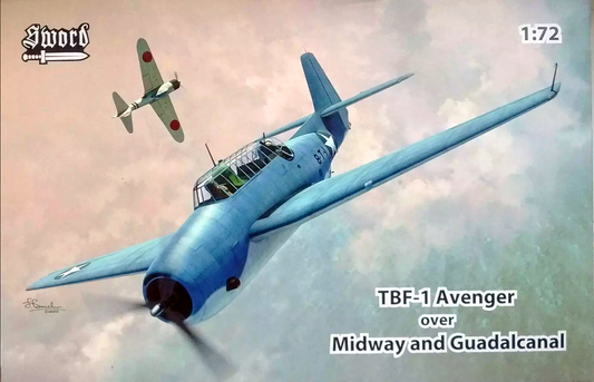 Grumman TBF-1 Avenger Over Midway & Guadalcanal- SWORD MODELS 1/72