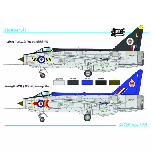 Lightning F.1/2 - SWORD MODELS 1/72