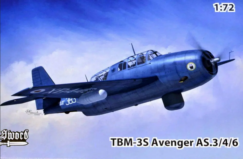 TBM-3S Avenger AS.3/4/6 - SWORD MODELS 1/72