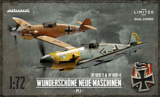 Bf 109F-2 & Bf 109F-4 "Wunderschöne Neue Maschinen" pt.I Limited - Dual Combo - EDUARD 1/72