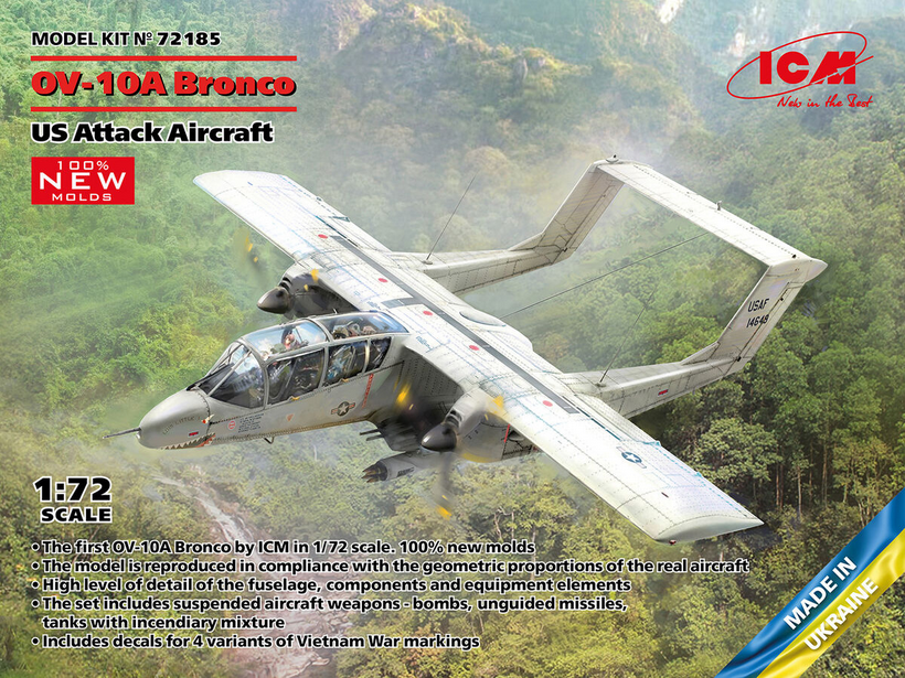 OV-10А Bronco - US Attack Aircraft - ICM 1/72