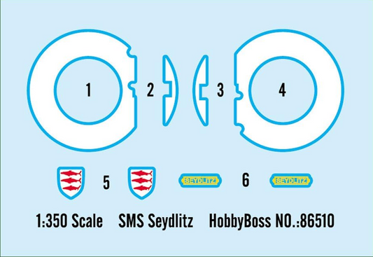 SMS Seydlitz - HOBBY BOSS 1/350