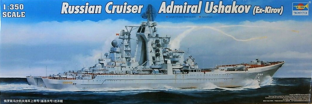 Russian Cruiser Admiral Ushakov (Ex-Kirov) - TRUMPETER 1/350