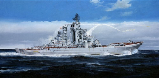 Russian Cruiser Admiral Ushakov (Ex-Kirov) - TRUMPETER 1/350