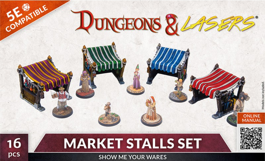 Market stall set - Dungeons & Lasers - ARCHON GAMES