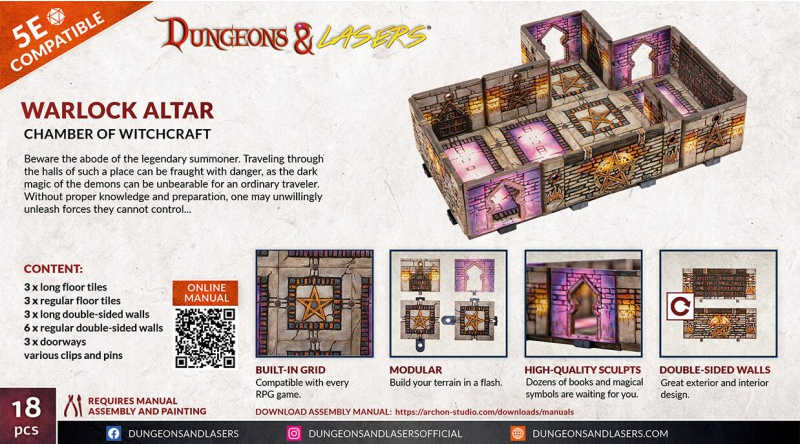 Warlock Altar - Dungeons & Lasers - ARCHON GAMES