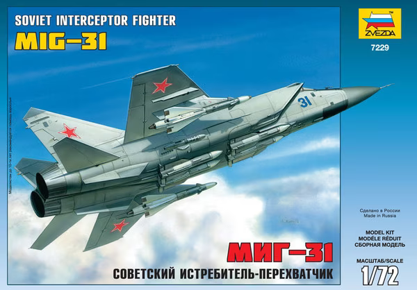 MiG-31 "Soviet Interceptor Fighter" - ZVEZDA 1/72