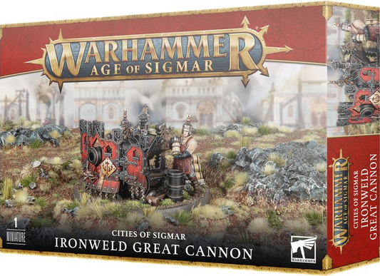 Ironweld Great Cannon / Grand Canon Soudefer - Cities of Sigmar - WARHAMMER AGE OF SIGMAR / CITADEL
