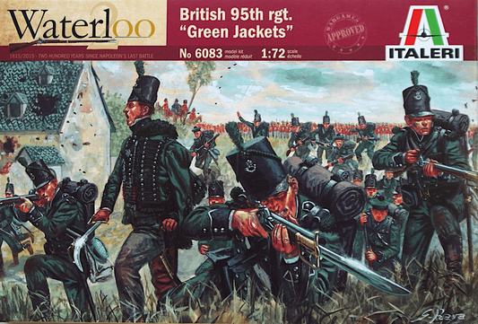 British 95th Regiment "Green Jackets" Napoleonic Wars - Waterloo - ITALERI 1/72