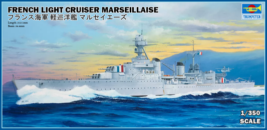 French Light Cruiser "Marseillaise" - TRUMPETER 1/350