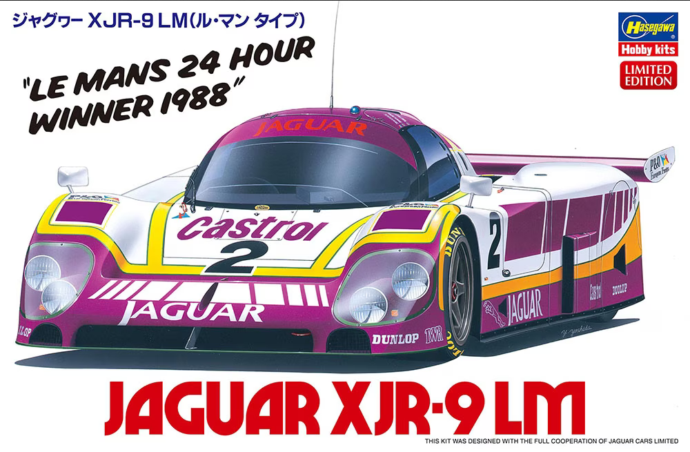 Jaguar XJR-9 LM "Le Mans 24 Hour Winner 1988" - HASEGAWA 1/24