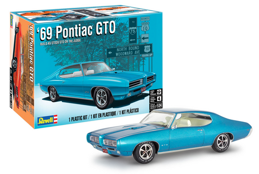 '69 Pontiac GTO (Build as Stock GTO or The Judge) 2n1 - REVELL 1/24
