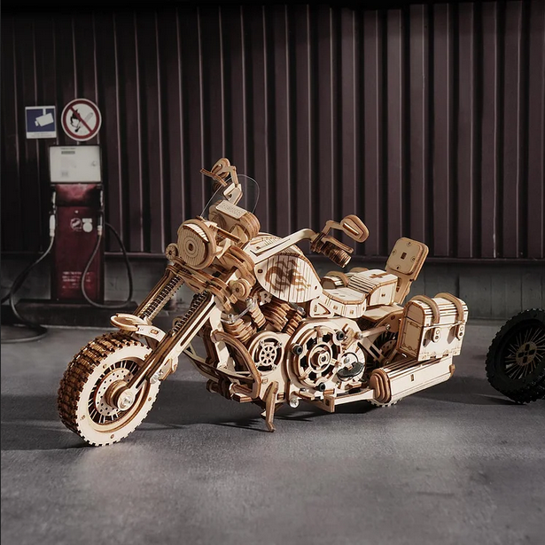 Cruiser Motorcycle - Mechanical Gears - Puzzle 3D - ROKR