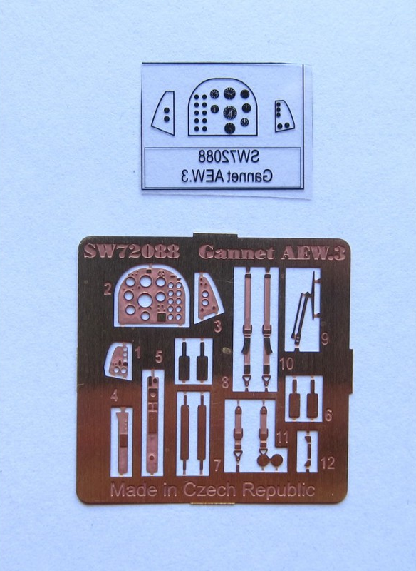 Fairey Gannet AEW.3 w/resin operator's cockpit - SWORD MODELS 1/72