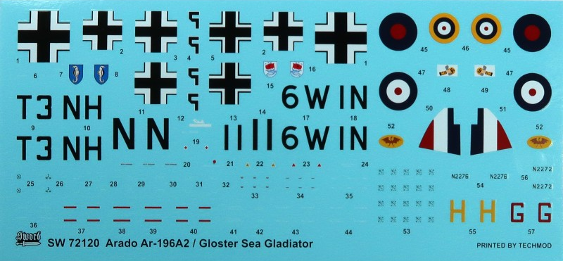 Ar 196A-2 versus Sea Gladiator Over Norway 1940 - SWORD MODELS 1/72