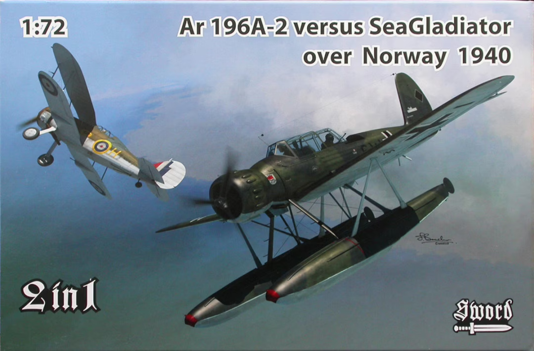 Ar 196A-2 versus Sea Gladiator Over Norway 1940 - SWORD MODELS 1/72