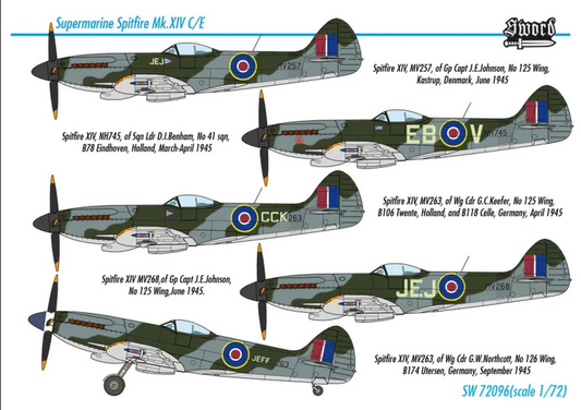 Spitfire Mk.XIV C/E Bubbletop - SWORD MODELS 1/72