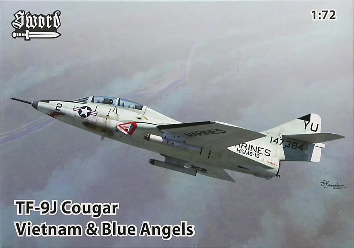 TF-9J Cougar Vietnam & Blue Angels - SWORD MODELS 1/72