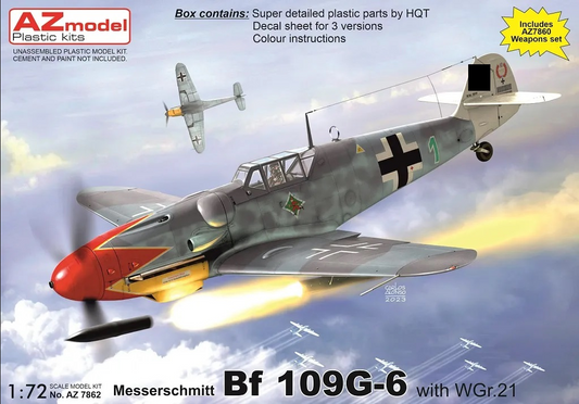 Messerschmitt Bf-109G-6 with WGr.21 - AZ MODELS 1/72