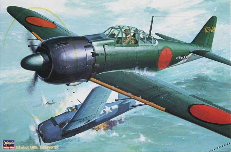 Mitsubishi Zero Fighter NT-1971 Model 52 (A6M5, A6M5A, A6M5B, A6M5C) - HASEGAWA 1/32