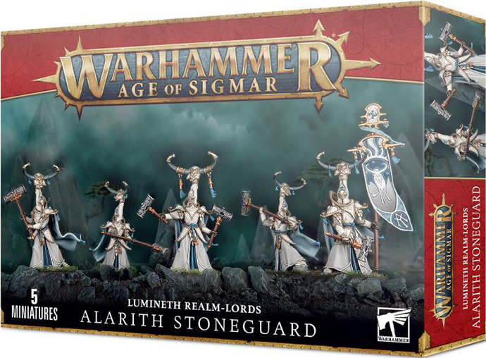 Alarith Stoneguard / Lithogarde Alarith - Lumineth Realm-Lords - Warhammer Age Of Sigmar / Citadel