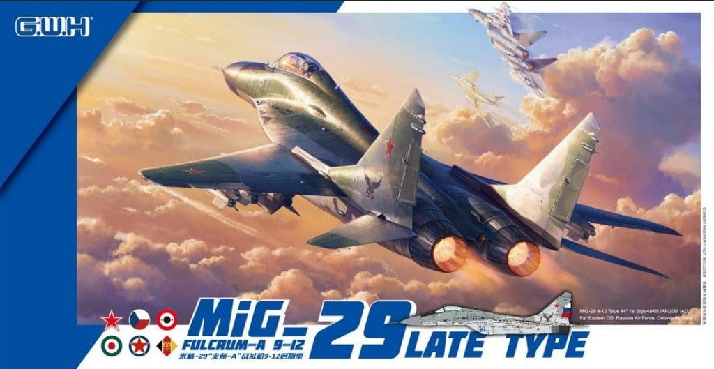 MiG-29 Late Type Fulcrum-A 9-12 - GREAT WALL HOBBY 1/72