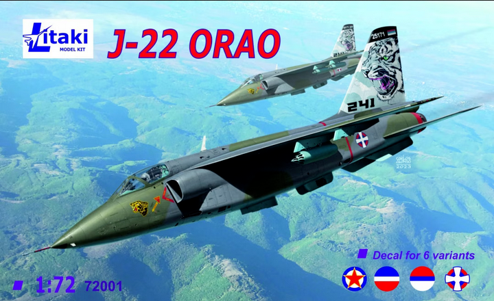 SOKO J-22 "Orao" (6 décorations) - LITAKI 1/72