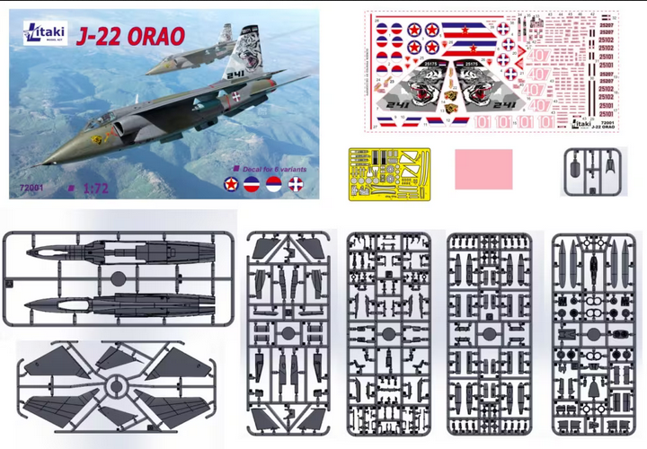 SOKO J-22 "Orao" (6 décorations) - LITAKI 1/72