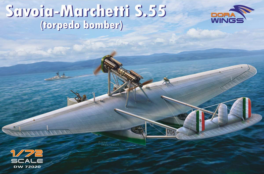 Savoia-Marchetti S.55 Italian Torpedo Bomber - DORA WINGS 1/72