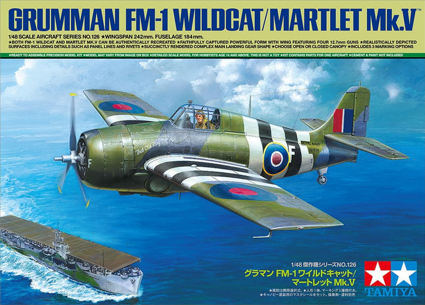 Grumman FM-1 Wildcat/Martlet Mk.V - TAMIYA 1/48