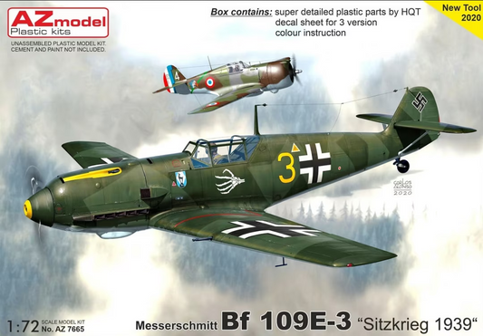 Messerschmitt Bf 109E-3 "Sitzkrieg 1939" - AZ MODEL 1/72