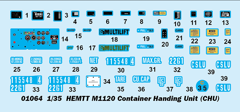 HEMTT M1120 Container Handing Unit (CHU) - TRUMPETER 1/35