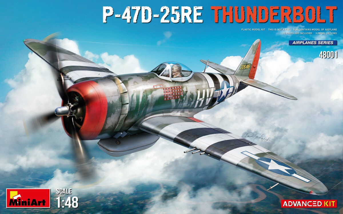 P-47D-25RE Thunderbolt - Advanced Kit - MINIART 1/48