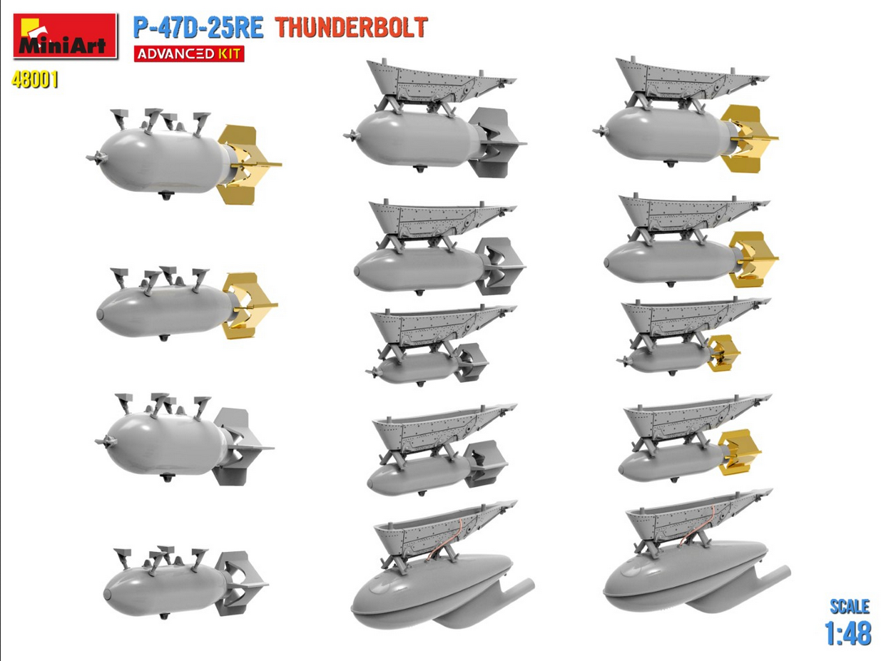 P-47D-25RE Thunderbolt - Advanced Kit - MINIART 1/48