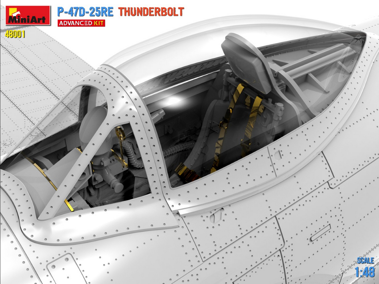 P-47D-25RE Thunderbolt - Advanced Kit - MINIART 1/48